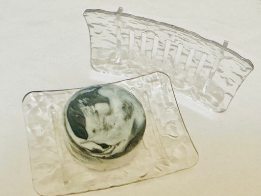 Clear Resin Soap Dish