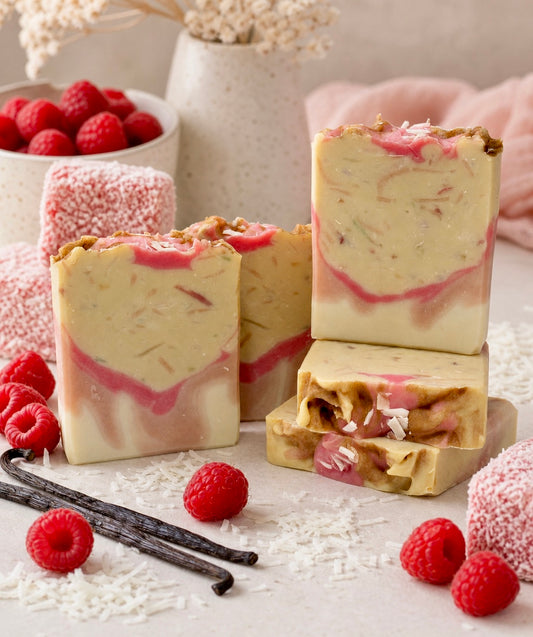 Raspberry Lamington