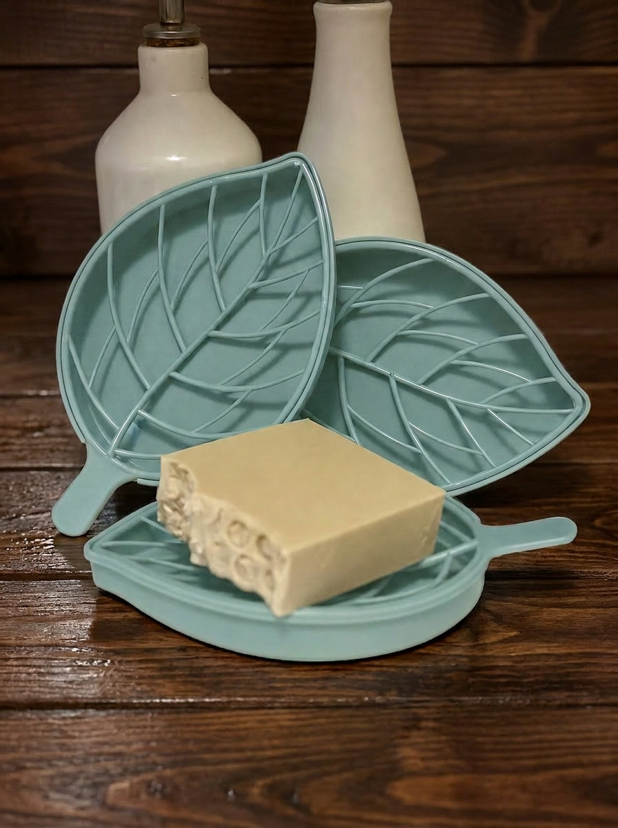 Leaf Soap Dish Blue