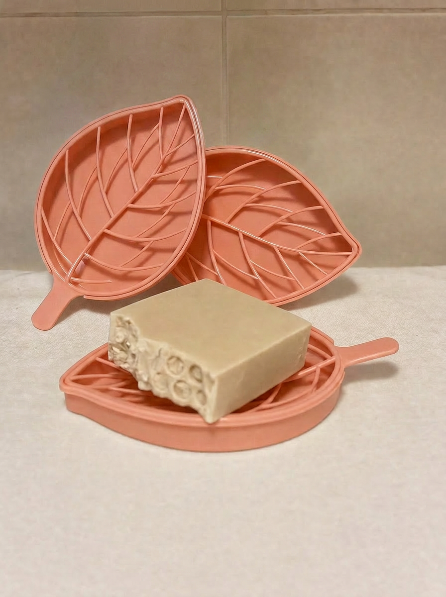 Leaf Soap Dish Pink