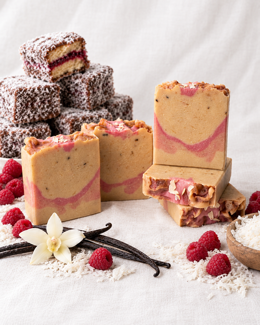 Raspberry Lamington